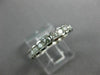 ESTATE .50CT DIAMOND 14KT WHITE GOLD 9 STONE SEMI BEZEL ETOILE ANNIVERSARY RING