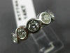 ESTATE WIDE 2.11CT DIAMOND 14K WHITE GOLD BEZEL ETERNITY ANNIVERSARY RING 17744