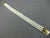 ESTATE WIDE & LONG AAA SOUTH SEA PEARL 14K YELLOW GOLD MULTI ROW BRACELET #26195