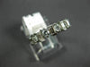 ESTATE .80CT DIAMOND 14KT WHITE GOLD 3D 11 STONE WEDDING ANNIVERSARY RING #10907