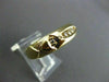 ESTATE WIDE .15CT DIAMOND 14KT YELLOW GOLD 5 STONE MENS ANNIVERSARY RING #10111