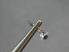 ESTATE 1.31CT DIAMOND & AAA AMETHYST 14KT WHITE GOLD TRAPEZOID HANGING EARRINGS
