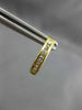 ESTATE .28CT ROUND DIAMOND 14K YELLOW GOLD 7 STONE CHANNEL HUGGIE EARRINGS 22502