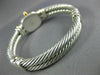 LARGE DAVID YURMAN 18K YELLOW GOLD & 925 STERLING SILVER MABE PEARL WATCH #26600