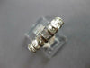 ESTATE .85CT DIAMOND 14K WHITE GOLD 3D CLASSIC ROUND & BAGUETTE ANNIVERSARY RING