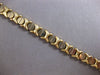 ESTATE 14KT WHITE & YELLOW GOLD 3D CLASSIC ITALIAN XO LOVE BRACELET
