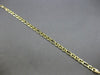 ESTATE WIDE AND LONG 14KT YELLOW GOLD 3D CLASSIC HERRINGBONE LOVE BRACELET