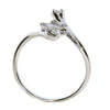 .30CT DIAMOND 18KT WHITE GOLD ROUND BAGUETTE & PEAR SHAPE GEOMETRICAL SNAKE RING