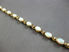 4.6CT DIAMOND & AAA OPAL 14KT YELLOW GOLD OVAL & ROUND ETERNITY BRACELET 28192