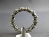 LARGE 6.07CT DIAMOND 14KT WHITE GOLD 3D ROUND ETERNITY WEDDING ANNIVERSARY RING