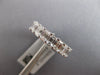 LARGE 5.11CT DIAMOND 18KT WHITE GOLD EMERALD CUT SHARED PRONG ANNIVERSARY RING