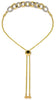 .40CT DIAMOND 14KT YELLOW GOLD CLASSIC CUBAN LOVE KNOT ADJUSTABLE LOVE BRACELET