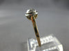 ANTIQUE .85CT OLD MINE DIAMOND 14KT 2 TONE GOLD SOLITAIRE ENGAGEMENT RING #27990