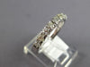 .77CT DIAMOND 14KT WHITE GOLD 3D 4 PRONG SEMI ETERNITY WEDDING ANNIVERSARY RING
