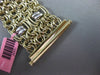 WIDE & LONG .40CT DIAMOND 14KT 2 TONE GOLD HANDCRAFTED MULTI ROW TENNIS BRACELET