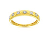 ESTATE .10CT DIAMOND 14KT YELLOW GOLD 3D ETOILE MULTI SHAPE SQUARE FUN RING