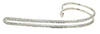 ESTATE LARGE .37CT DIAMOND 18KT WHITE GOLD 3D CLASSIC ELONGATED FUN DOUBLE RING