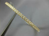ESTATE 1.95CT DIAMOND 18KT YELLOW GOLD ROUND SEMI ETERNITY LOVE BANGLE BRACELET
