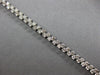 4.65CT DIAMOND 14KT WHITE GOLD 3D CLASSIC ROUND 2 ROW MULTI LEAF TENNIS BRACELET