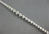 ESTATE 2.73CT DIAMOND 14KT WHITE GOLD 3D ROUND GRADUATING LOVE TENNIS BRACELET