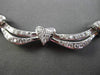 ESTATE LARGE 2.70CT DIAMOND 18KT WHITE GOLD HEART DIAMOND BY THE YARD NECKLACE