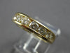 WIDE .91CT DIAMOND 14K YELLOW GOLD ROUND 7 STONE WEDDING ANNIVERSARY RING #27790