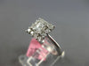 .31CT DIAMOND 18K WHITE GOLD ROUND & PRINCESS SQUARE LOW PROFILE ENGAGEMENT RING