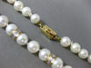 ESTATE .30CT DIAMOND & AAA SOUTH SEA PEARL 14K YELLOW GOLD ROUND NECKLACE #26313