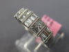 .66CT DIAMOND 18KT WHITE GOLD 3D ROUND & BAGUETTE 3 ROW CHANNEL ANNIVERSARY RING