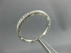 ANTIQUE .36CT DIAMOND PLATINUM 3D 2mm FILIGREE MILGRAIN ANNIVERSARY RING #26668