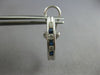 .92CT DIAMOND & AAA SAPPHIRE 14K WHITE GOLD 3D CHANNEL UMBRELLA HANGING EARRINGS