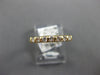 ESTATE .28CT DIAMOND 14K YELLOW GOLD 3D CLASSIC 7 STONE CHANNEL ANNIVERSARY RING