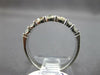 .36CT DIAMOND 14KT WHITE GOLD 3MM ROUND 7 STONE CHANNEL WEDDING ANNIVERSARY RING