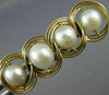 ESTATE LARGE AAA SOUTH SEA PEARL 14K YELLOW GOLD 3D CLASSIC LOVE KNOT BROOCH PIN
