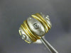 ESTATE WIDE .20CT DIAMOND 14KT 2 TONE GOLD 3D NINE STONE ETOILE ANNIVERSARY RING