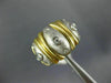 ESTATE WIDE .20CT DIAMOND 14KT 2 TONE GOLD 3D NINE STONE ETOILE ANNIVERSARY RING