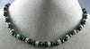 ESTATE 176.60CT WHITE & RAW BLACK DIAMOND 18KT WHITE GOLD BY THE YARD NECKLACE
