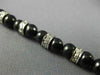 ESTATE 176.60CT WHITE & RAW BLACK DIAMOND 18KT WHITE GOLD BY THE YARD NECKLACE