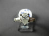 ESTATE 1.36CT DIAMOND 18KT WHITE GOLD 3D CLASSIC PEAR SHAPE ENGAGEMENT RING