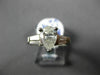ESTATE 1.36CT DIAMOND 18KT WHITE GOLD 3D CLASSIC PEAR SHAPE ENGAGEMENT RING