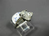 ESTATE 1.36CT DIAMOND 18KT WHITE GOLD 3D CLASSIC PEAR SHAPE ENGAGEMENT RING