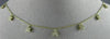 ESTATE .28CT DIAMOND 14KT YELLOW GOLD 3D CLASSIC MULTI STAR BY THE YARD NECKLACE