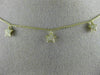 ESTATE .28CT DIAMOND 14KT YELLOW GOLD 3D CLASSIC MULTI STAR BY THE YARD NECKLACE