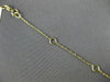 ESTATE .28CT DIAMOND 14KT YELLOW GOLD 3D CLASSIC MULTI STAR BY THE YARD NECKLACE