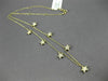 ESTATE .28CT DIAMOND 14KT YELLOW GOLD 3D CLASSIC MULTI STAR BY THE YARD NECKLACE