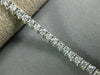 ESTATE 2.74CT ROUND CUT DIAMOND 14KT WHITE GOLD 3D CLASSIC LOVE TENNIS BRACELET