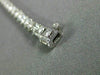 ESTATE 2.74CT ROUND CUT DIAMOND 14KT WHITE GOLD 3D CLASSIC LOVE TENNIS BRACELET