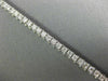 ESTATE 2.74CT ROUND CUT DIAMOND 14KT WHITE GOLD 3D CLASSIC LOVE TENNIS BRACELET