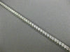 ESTATE 2.74CT ROUND CUT DIAMOND 14KT WHITE GOLD 3D CLASSIC LOVE TENNIS BRACELET