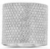 ESTATE EXTRA LARGE 2.61CT DIAMOND 14KT WHITE GOLD SEMI ETERNITY ANNIVERSARY RING